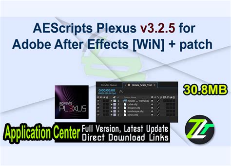 AEScripts Plexus for Adobe After Effects 
